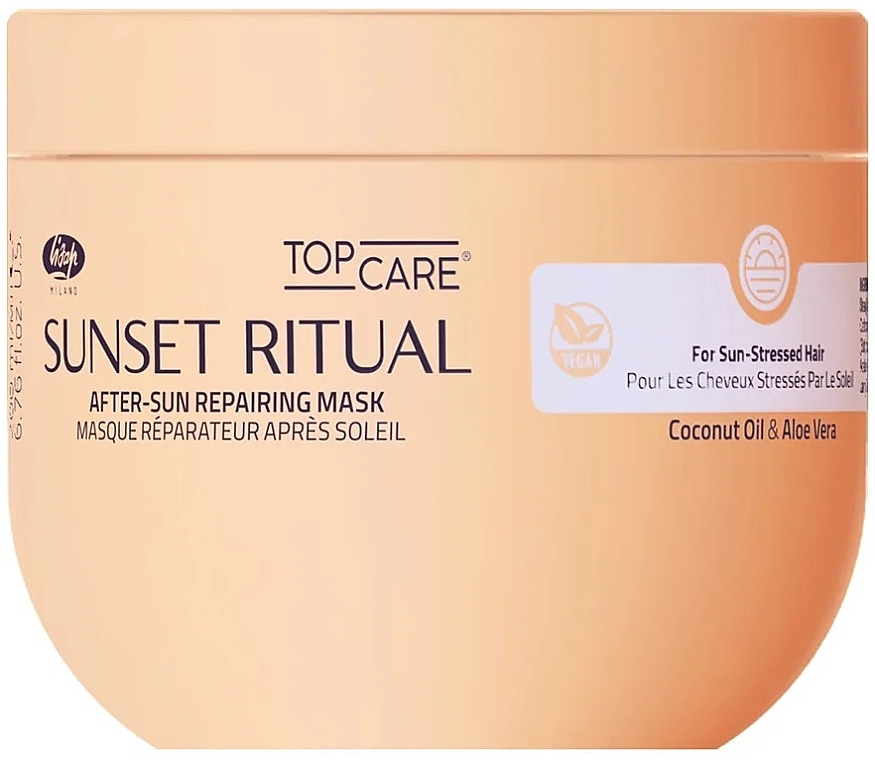 Маска для волосся - Lisap Top Care Sunset Ritual After-Sun Repairing Mask — фото N1