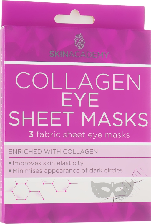 Маска для области вокруг глаз с коллагеном - Skin Academy Eye Sheet Mask Collagen — фото N1