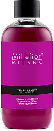 Наповнення для аромадифузора «Volcanic Purple» - Millefiori Milano Natural Diffuser Refill — фото N1