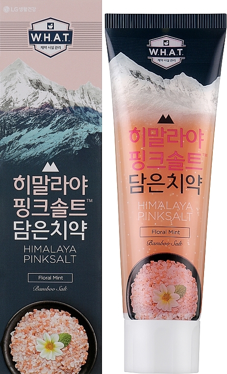 Зубная паста с розовой гималайской солью, цветами и мятой - LG Household & Health Perioe Himalaya Pink Salt Floral Mint — фото N2