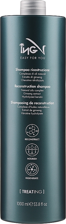 Восстанавливающий шампунь для волос - ING Professional Easy For You Reconstruction Shampoo — фото N1