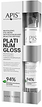 Відновлювальний крем для шкіри навколо очей - APIS Professional Platinum Gloss — фото N1