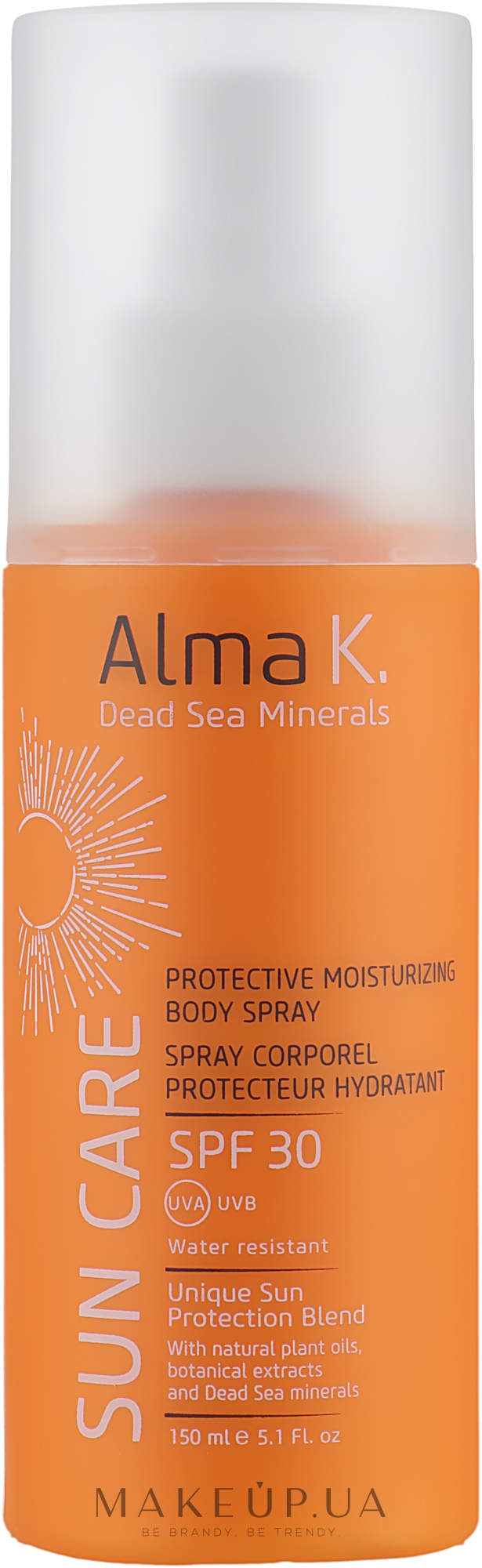 Солнцезащитный спрей для тела - Alma K. Sun Care Protective Moisturizing Body Spray SPF 30 — фото 150ml