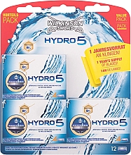 Набір змінних лез "Hydro 5", 12 шт. - Wilkinson Sword Hydro 5 — фото N1