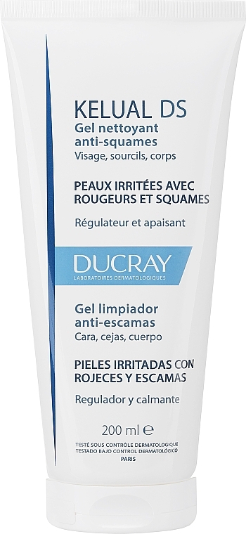 Очищающий гель - Ducray Kelual DS Anti-Scales Cleansing Gel  — фото N1