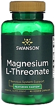 Парфумерія, косметика Харчова добавка "Магній L-треонат", у капсулах - Swanson Magnesium L-Theonate Veg Capsules