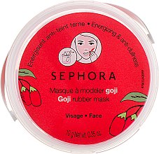 Парфумерія, косметика Альгінатна маска для обличчя "Ягоди годжі" - Sephora Goji Rubber Mask