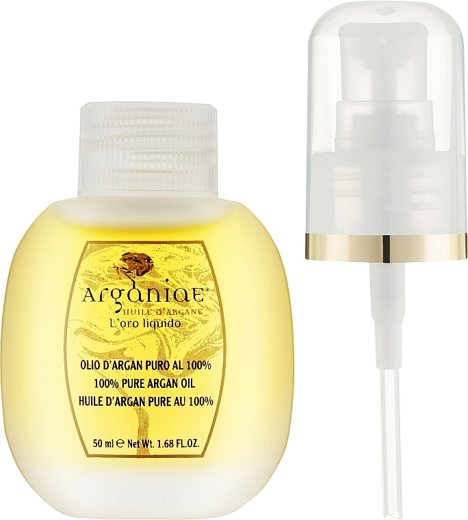 Чистое 100% органическое аргановое масло - Arganiae L'oro Liquido — фото N3