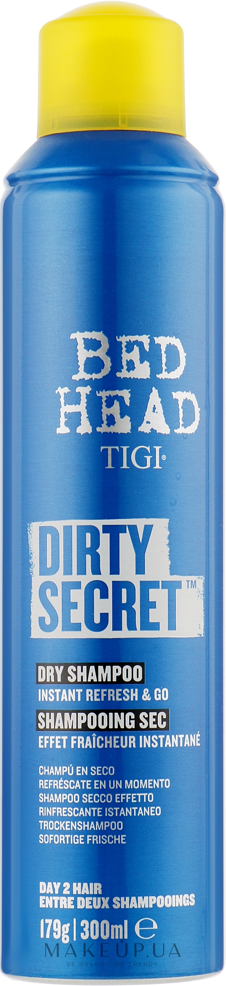 Сухий шампунь для волосся - Tigi Bed Head Dirty Secret Dry Shampoo Instant Refresh & Go — фото 300ml