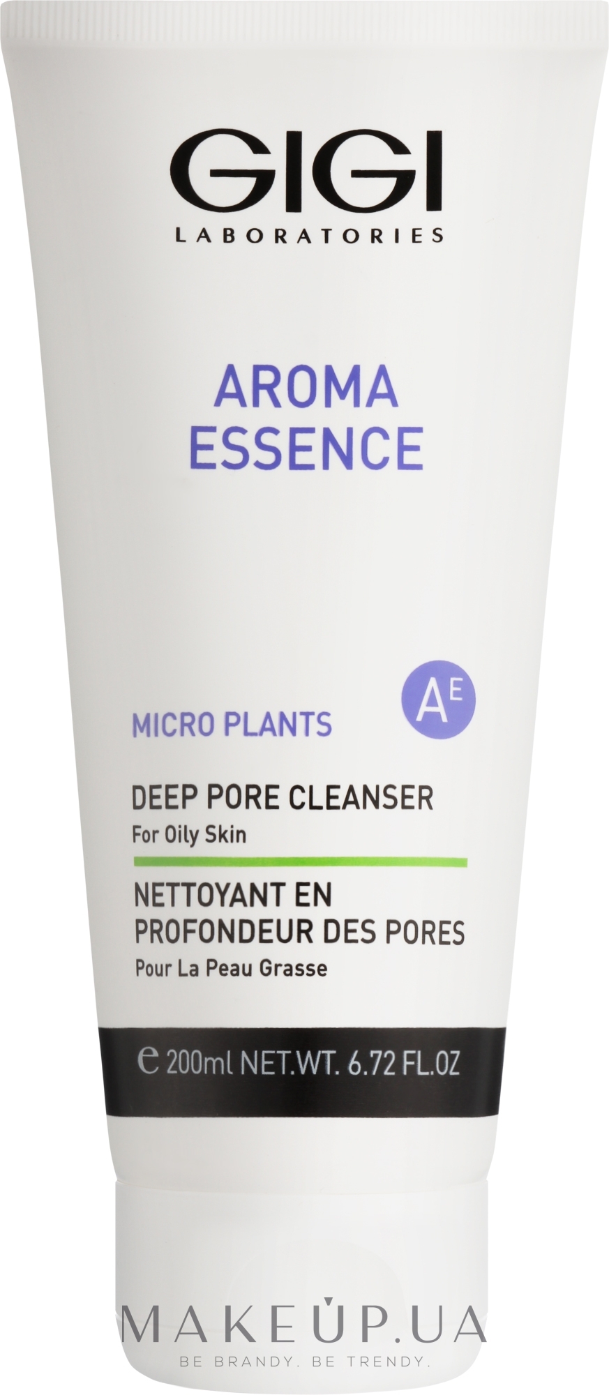 Мыло для жирной и комбинированной кожи лица - Gigi Aroma Essence Micro Plants Deep Pore Cleanser For Oily Skin  — фото 200ml