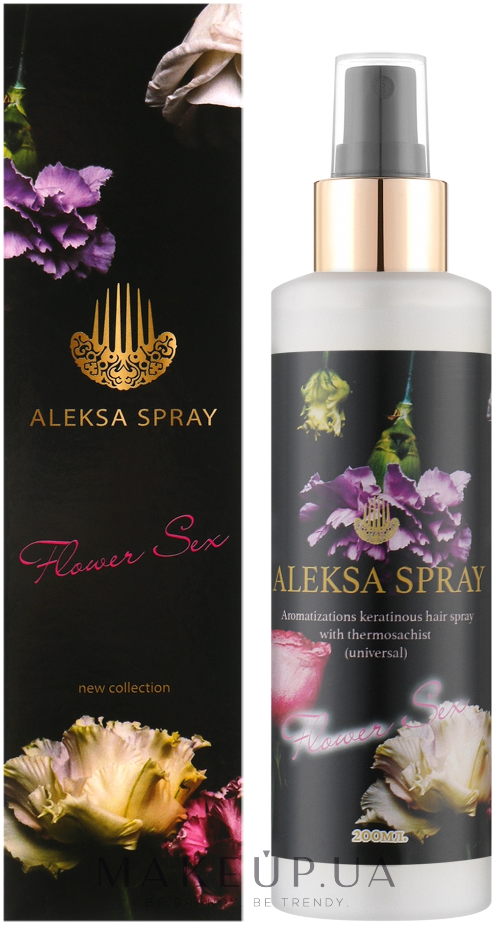 Aleksa Spray - Ароматизированный кератиновый спрей для волос AS30 — фото 200ml