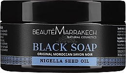 Парфумерія, косметика Натуральне чорне мило - Beaute Marrakech Savon Noir Moroccan Black Soap Nigella