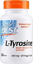 Харчова добавка "L-тирозин", 500 мг - Doctor's Best Best L-Tyrosine — фото N1