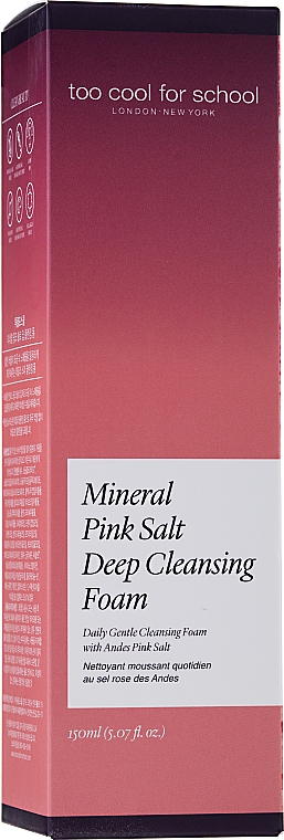 Очищающая пена - Too Cool For School Mineral Pink Salt Deep Cleansing Foam — фото N2