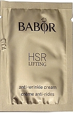 Парфумерія, косметика Ліфтинг-крем для обличчя - Babor HSR Lifting Anti-Wrinkle Cream (пробник)