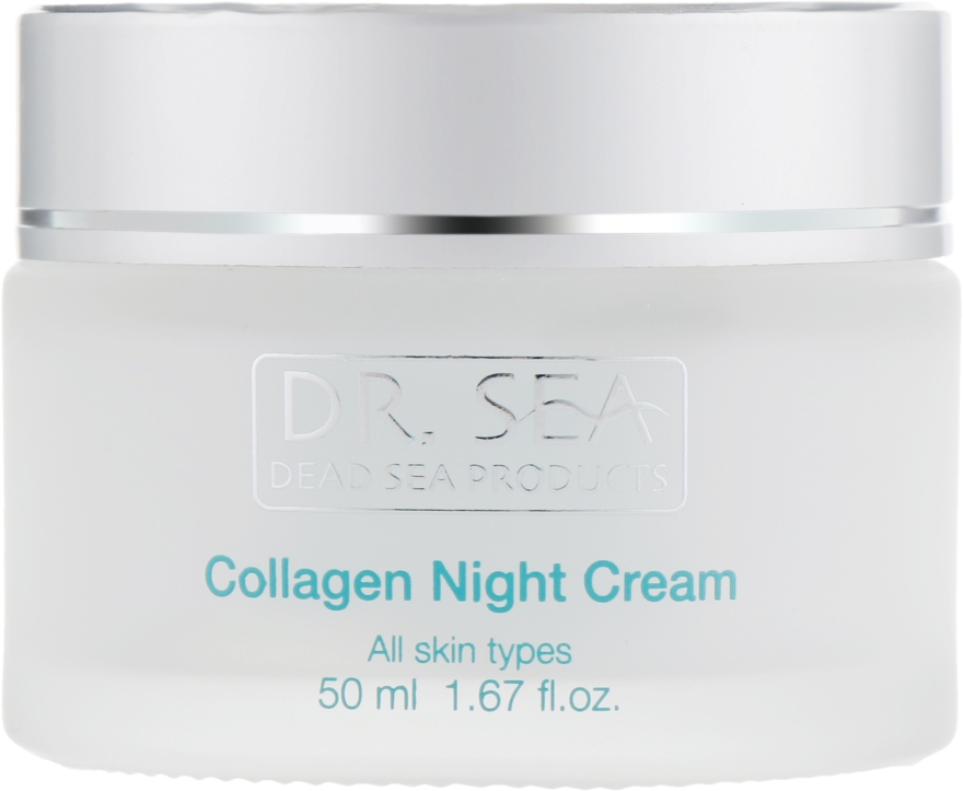 Колагеновий нічний ркем - Dr. Sea Night Cream — фото N2