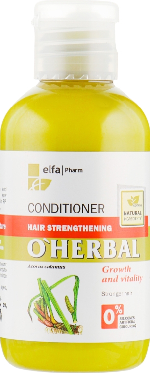 Бальзам-кондиціонер для зміцнення волосся - O Herbal — фото N3