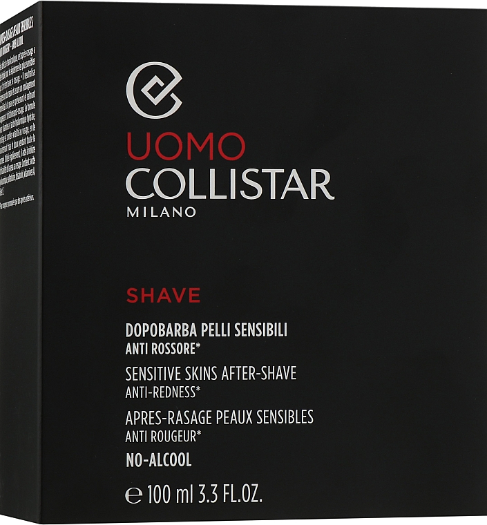 Лосьйон після гоління тонізуючий Sensitive + гель для душу тонізуючий - Collistar