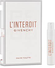 Духи, Парфюмерия, косметика Givenchy L'Interdit Eau - Туалетная вода (пробник)