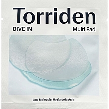 Тонер-пади с гиалуроновой кислотой для лица - Torriden Dive-In Multi Pad — фото N3