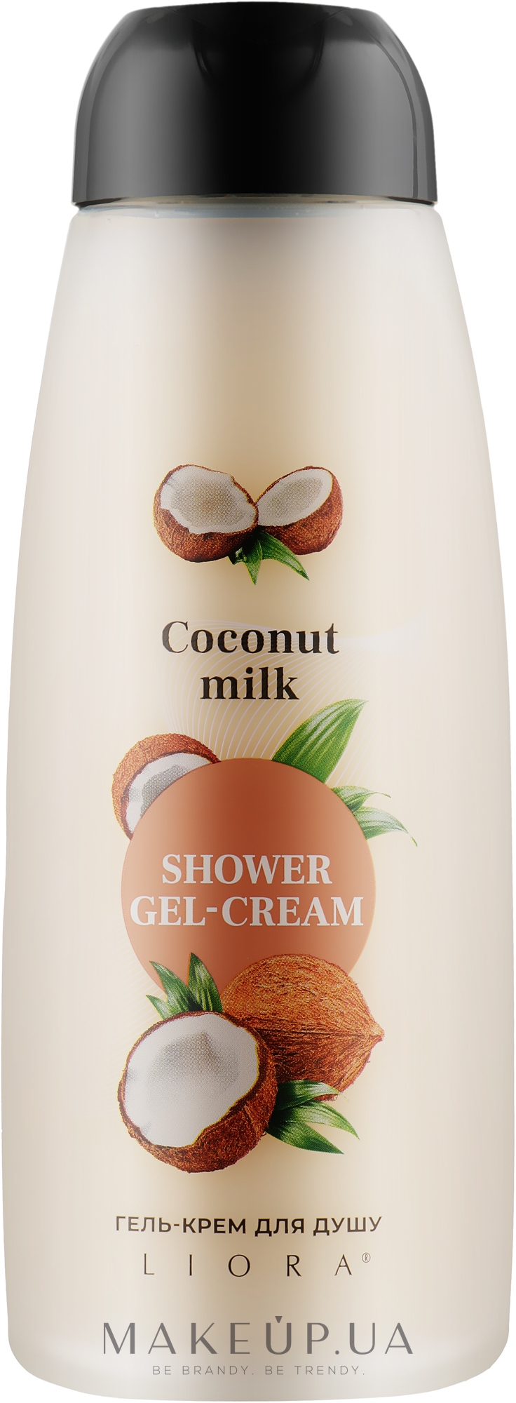 Гель-крем для душу "Кокосове молоко" - Liora Coconut Milk Shower Gel-Cream — фото 430g