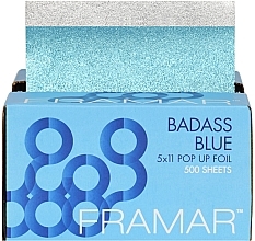 Парфумерія, косметика Фольга в аркушах із тисненням - Framar 5x11 Pop Up Foil Badass Blue