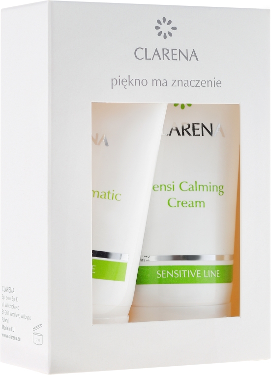 Дорожній міні-набір - Clarena Sensitive Mini Set (cr/30ml + peeling/30ml)