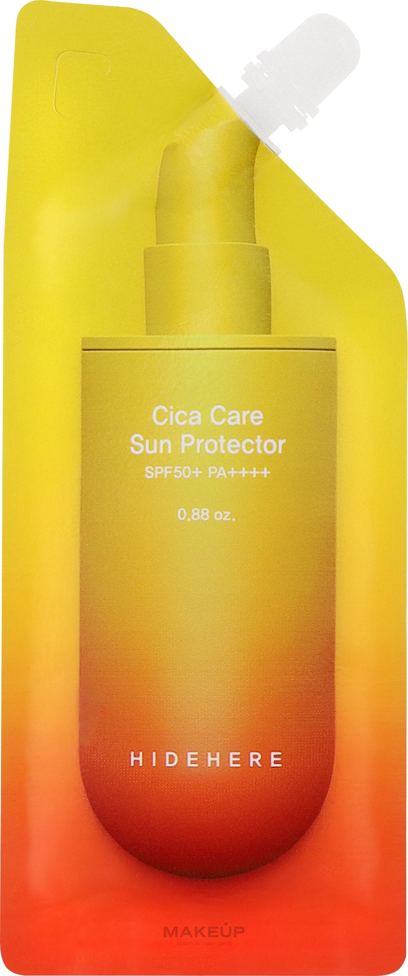 Сонцезахисний крем SPF50+ для обличчя - Pink Hidehere Cica Care Sun Protector — фото 25ml