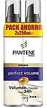 Парфумерія, косметика Набір - Pantene Pro-V Perfect Volume Foam (h/foam/250mlx2)