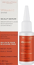 Сироватка для шкіри голови з вітаміном С - Makeup Revolution Vitamin C Shine Scalp Serum — фото N2