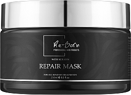 Кератинова відновлювальна маска для волосся - Re-Born Keratin Repair Mask — фото N2
