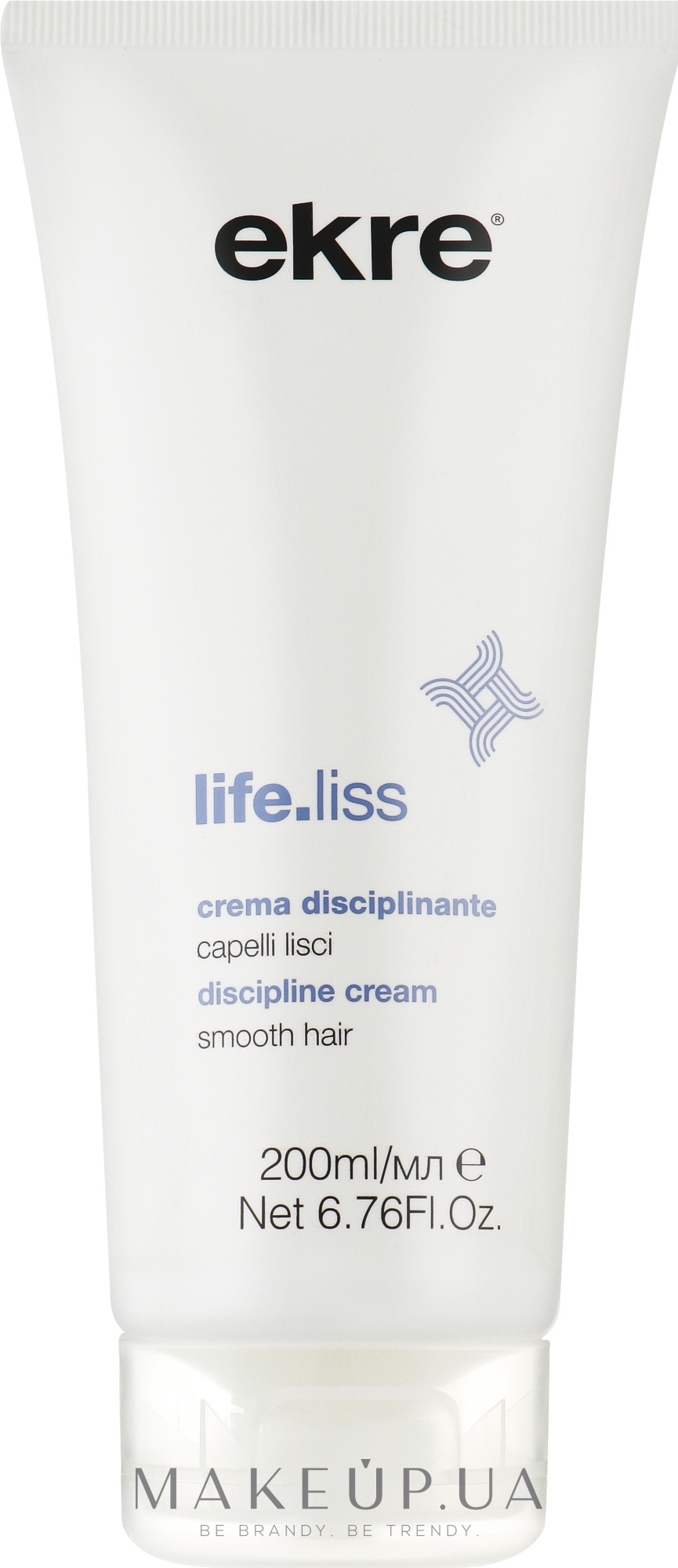 Крем для гладкости волос - Ekre Life.Liss Taming Cream — фото 200ml
