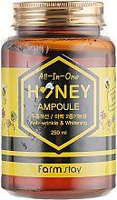 Багатофункційна медова сироватка-діжечка для обличчя - FarmStay All-In-One Honey Ampoule — фото N2