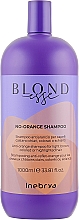 Шампунь для фарбованого волосся, проти помаранчевого кольору - Inebrya Blondesse No-Orange Shampoo — фото N3