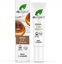 Антивозрастная гелевая сыворотка для кожи вокруг глаз с улиткой - Dr. Organic Bioactive Skincare Anti-Aging Snail Gel Eye Serum — фото N3