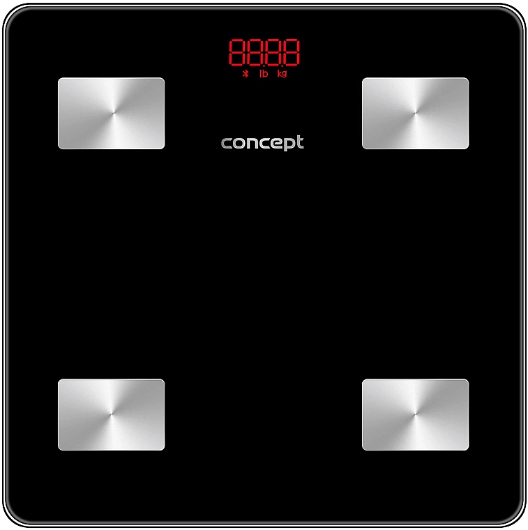 Діагностичні ваги VO4001, чорні - Concept Body Composition Smart Scale — фото N1
