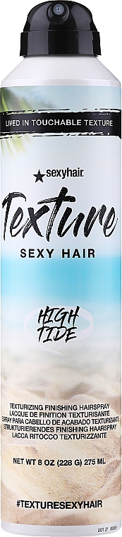 Текстурирующий лак для волос - SexyHair High Tide Texturizing Finishing Hairspray — фото N1