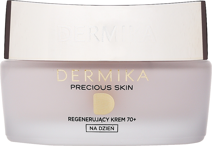 Регенерувальний денний крем для обличчя 70+ - Dermika Precious Skin SPF20 — фото N2