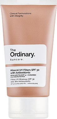 Сонцезахисний крем з мінеральними фільтрами - The Ordinary Suncare Mineral UV Filters SPF30 Antioxidants — фото N2