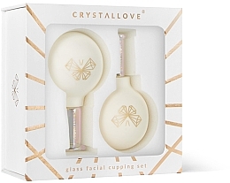 Скляні банки для масажу обличчя, шиї та зони декольте - Crystallove Glass Facial Cupping Set — фото N6