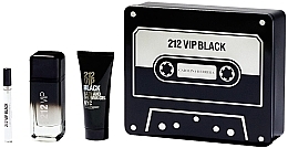 Carolina Herrera 212 VIP Black - Набор (edp/100ml + sh/gel/100ml + edp/10ml) — фото N2