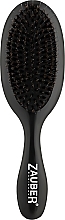 Расческа-щетка для волос овальная, 06-025, черная - Zauber — фото N1