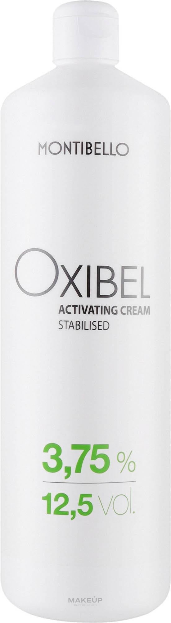 Окислювальний крем для волосся, 12,5 vol 3,75% - Montibello Oxibel Activating Cream — фото 1000ml