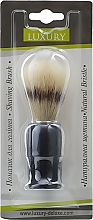 Парфумерія, косметика Помазок для гоління з ворсом борсука, PB-04, синя ручка - Beauty LUXURY