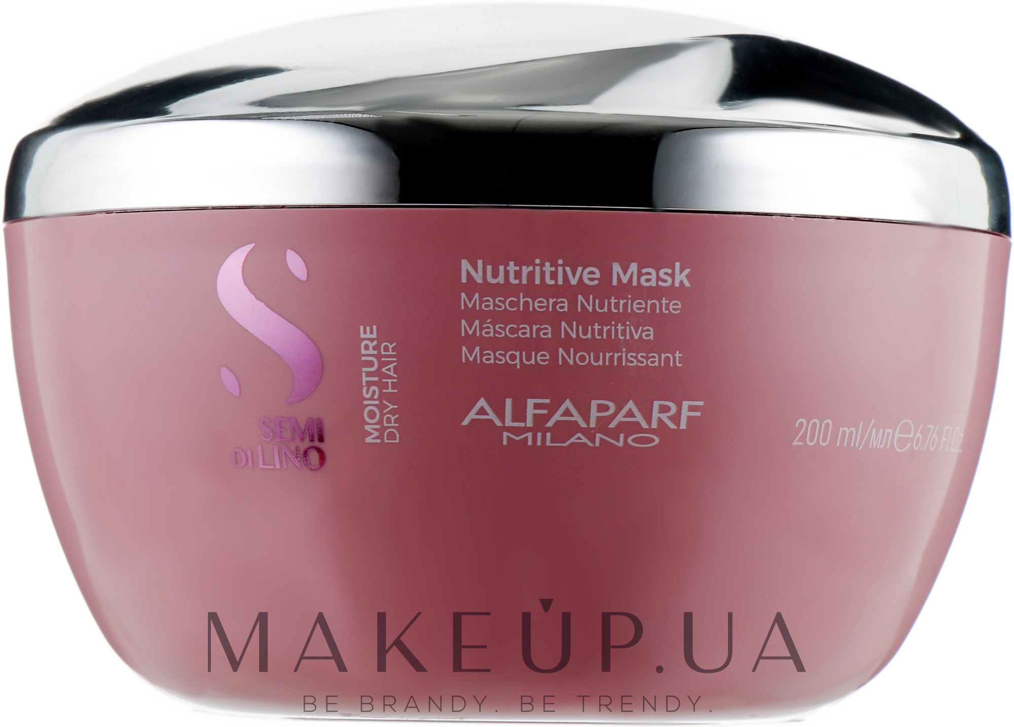 Маска для сухих волос - Alfaparf Milano Semi Di Lino Moisture Nutritive Mask — фото 200ml
