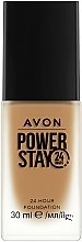 Тональна основа, суперстійка - Avon Power Stay 24H — фото N1