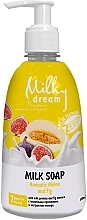 Жидкое мыло "Ароматная дыня и инжир" - Milky Dream — фото N1