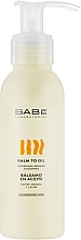 Бальзам-олія для тіла "Емолієнт-трансформер" для сухої, атопічної і чутливої шкіри у тревел форматі - Babe Laboratorios Balm To Oil (travel size) — фото N1