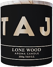 Парфумерія, косметика Ароматична свічка "Lone Wood" - Taj Max Aroma Candle