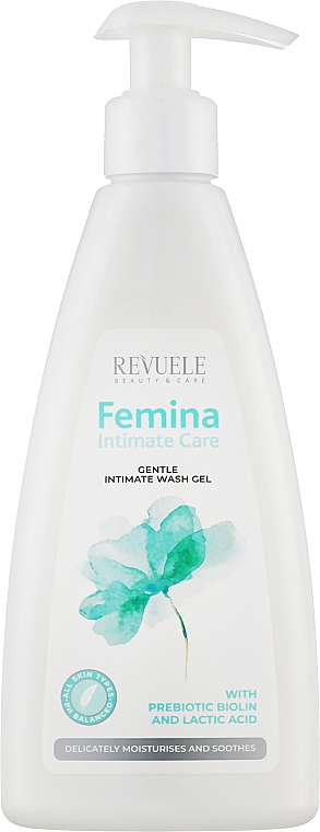 Ніжний гель для інтимної гігієни - Revuele Femina Intimate Care Gentle Intimate Wash Gel — фото N1